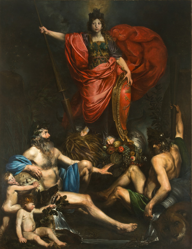 Valentine de Boulogne. Allegory Of Italy