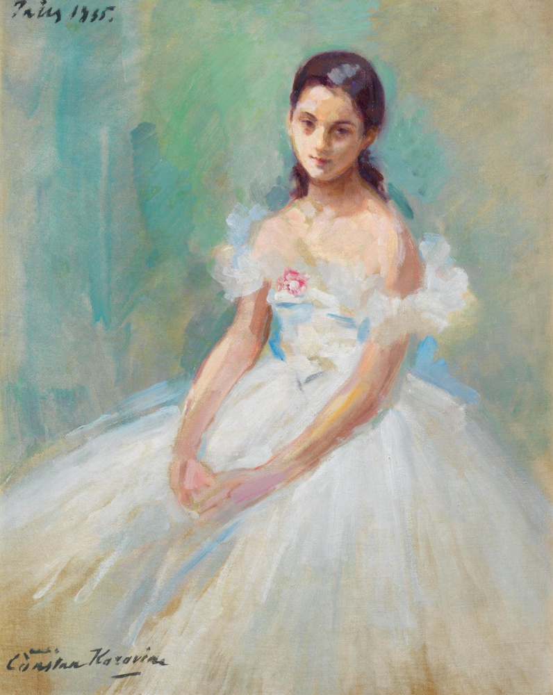 Konstantin Korovin. Portrait of the ballerina Yolanda Lakka