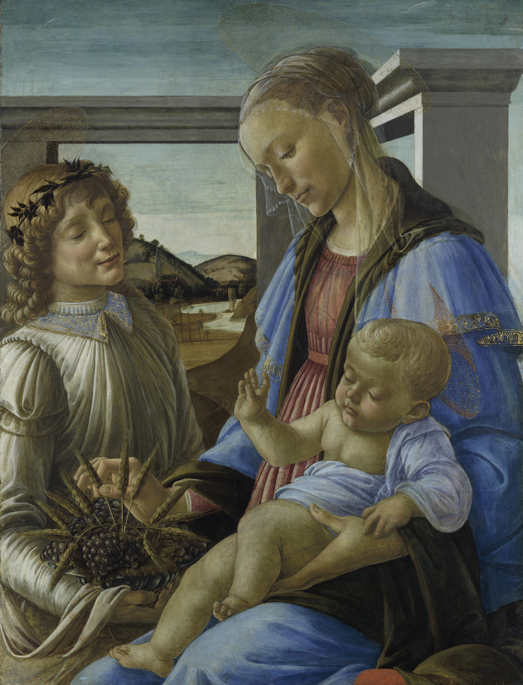 Sandro Botticelli. Madonna Of The Eucharist