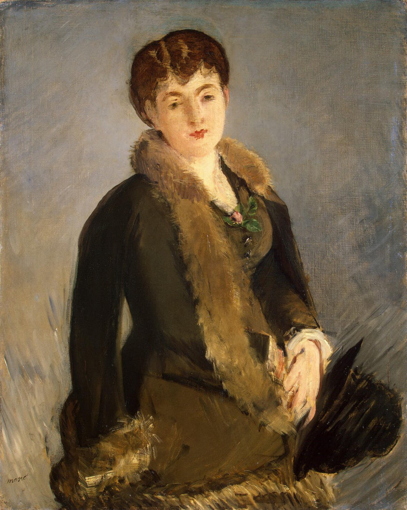 Edouard Manet. Portrait Of Isabelle Lemonnier