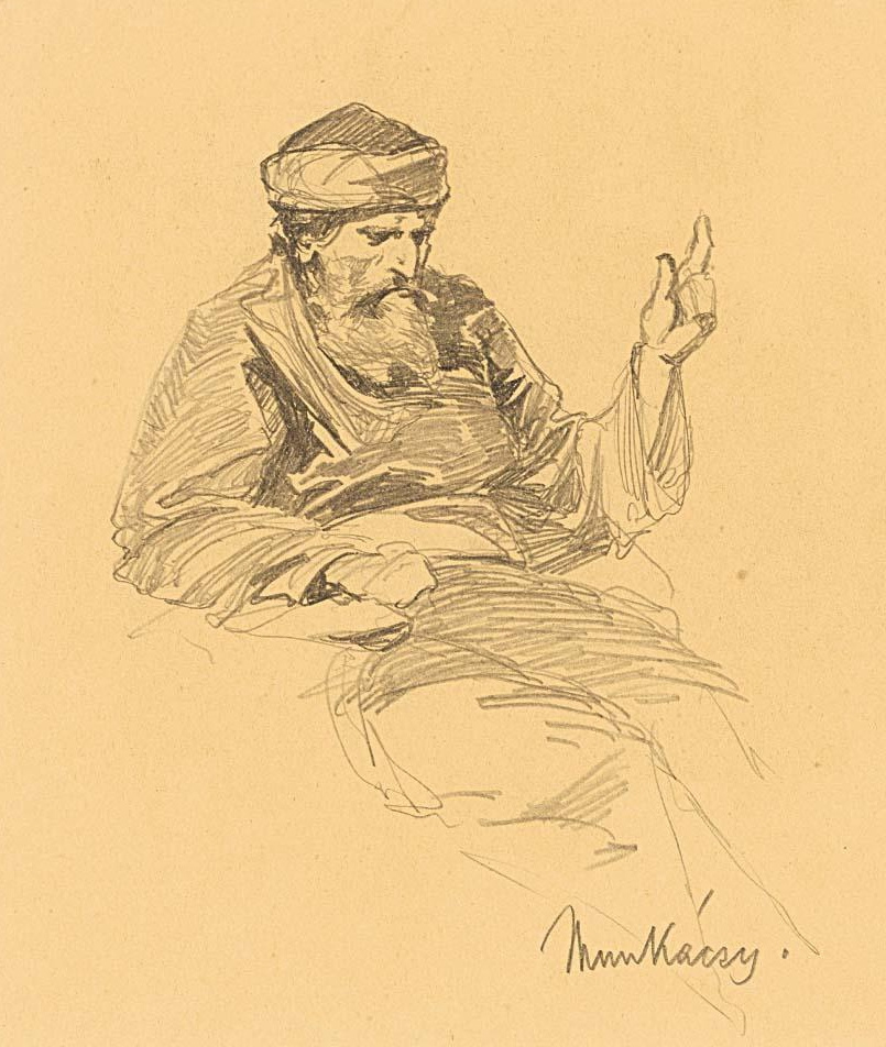 Mihály Munkácsy. Retrato de un anciano árabe