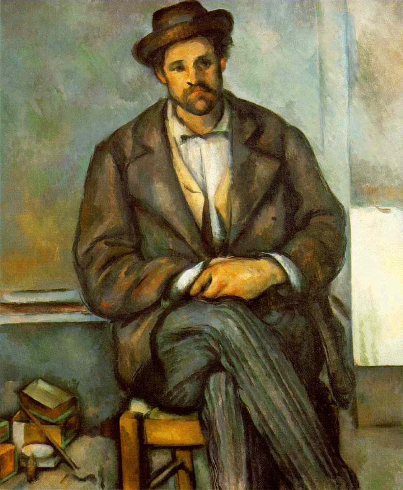 Paul Cezanne. Seated peasant