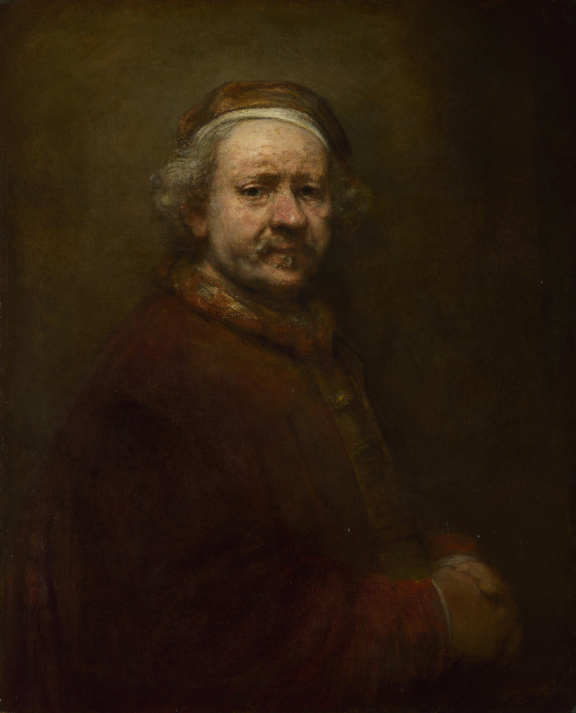 Rembrandt Harmenszoon van Rijn. Self portrait at the age of 63 years