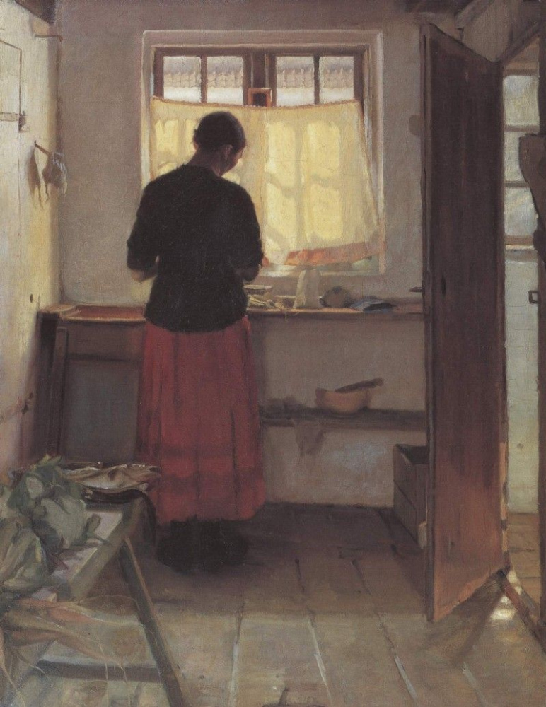 Anna Anchor. Girl in the kitchen