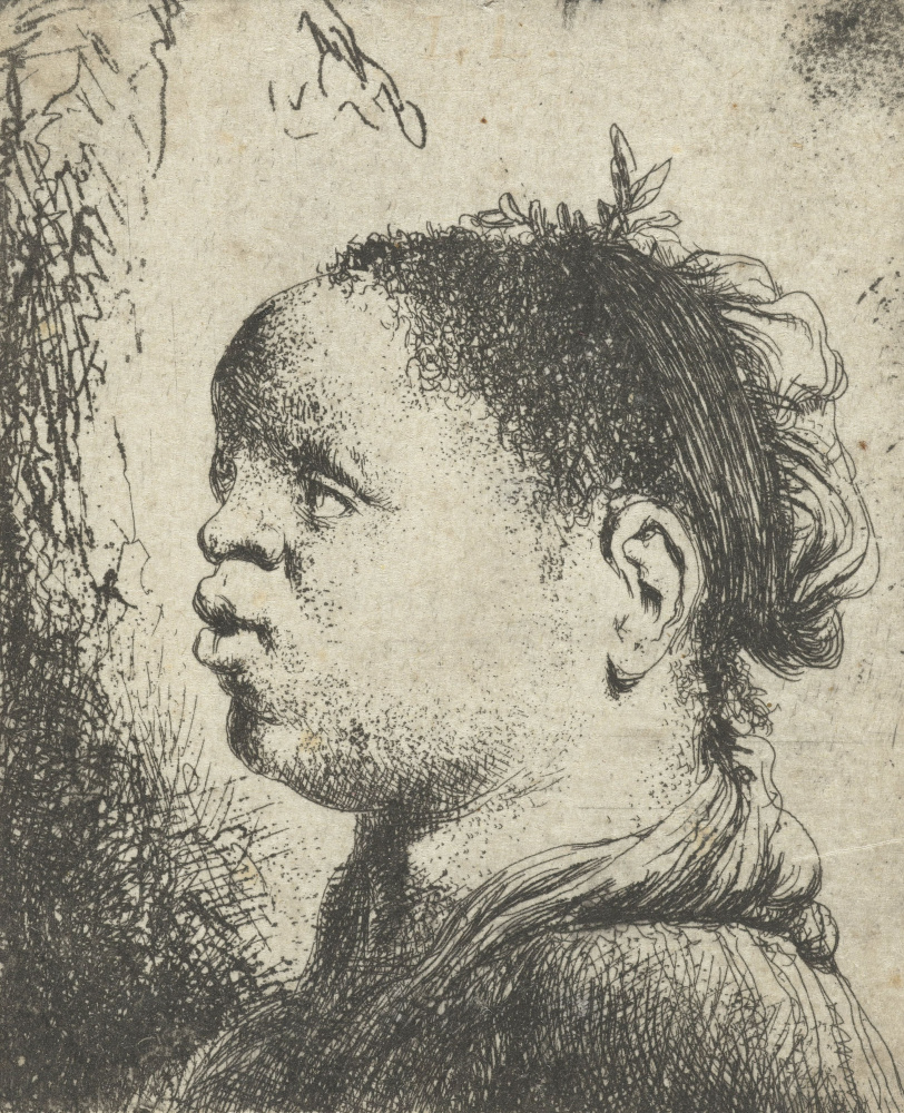 Jan Lievens. Portrait of a black woman