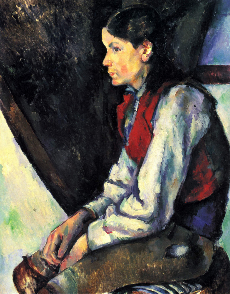 Paul Cezanne. The guy in the red vest