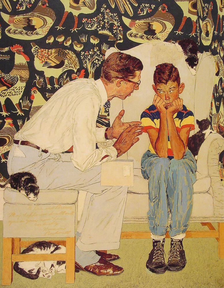 Norman Rockwell. The facts of life