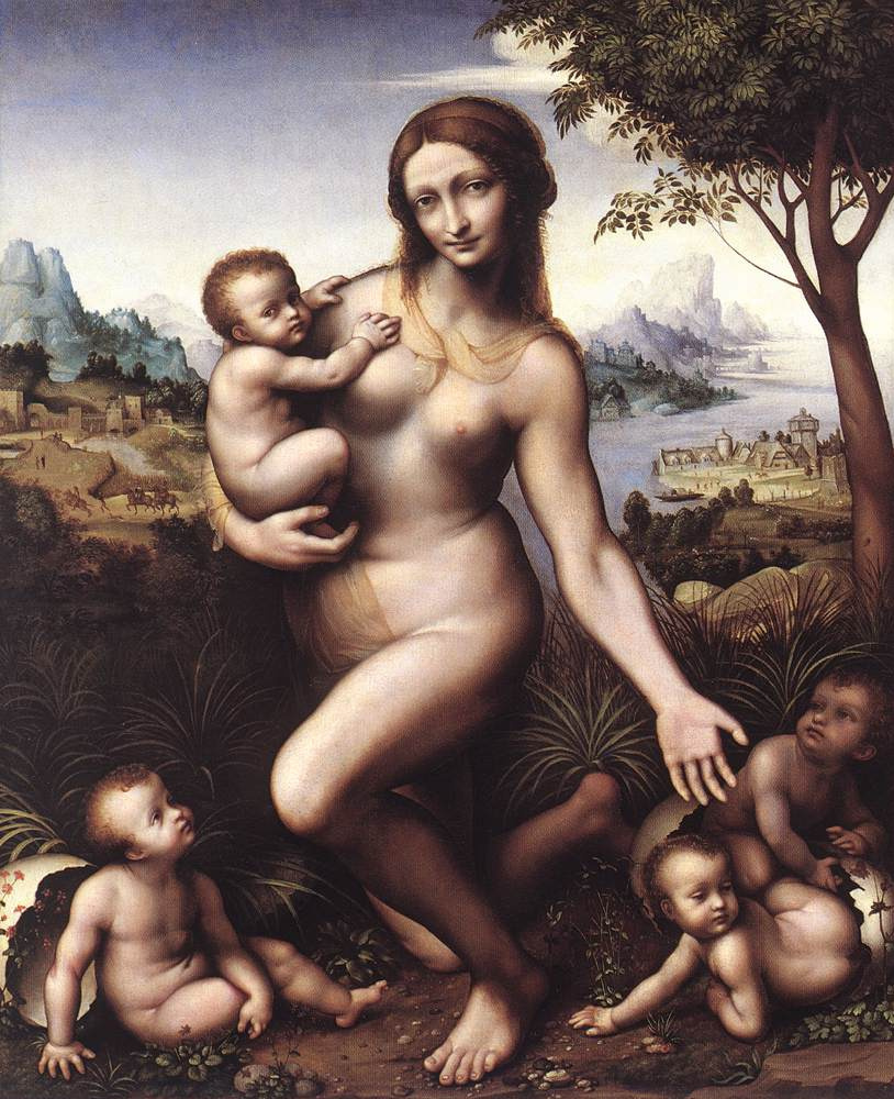 Leonardo da Vinci. Leda