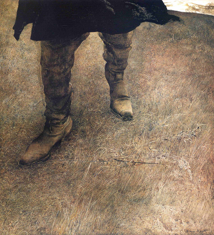 Andrew Wyeth. Mit Füßen getretenes Unkraut