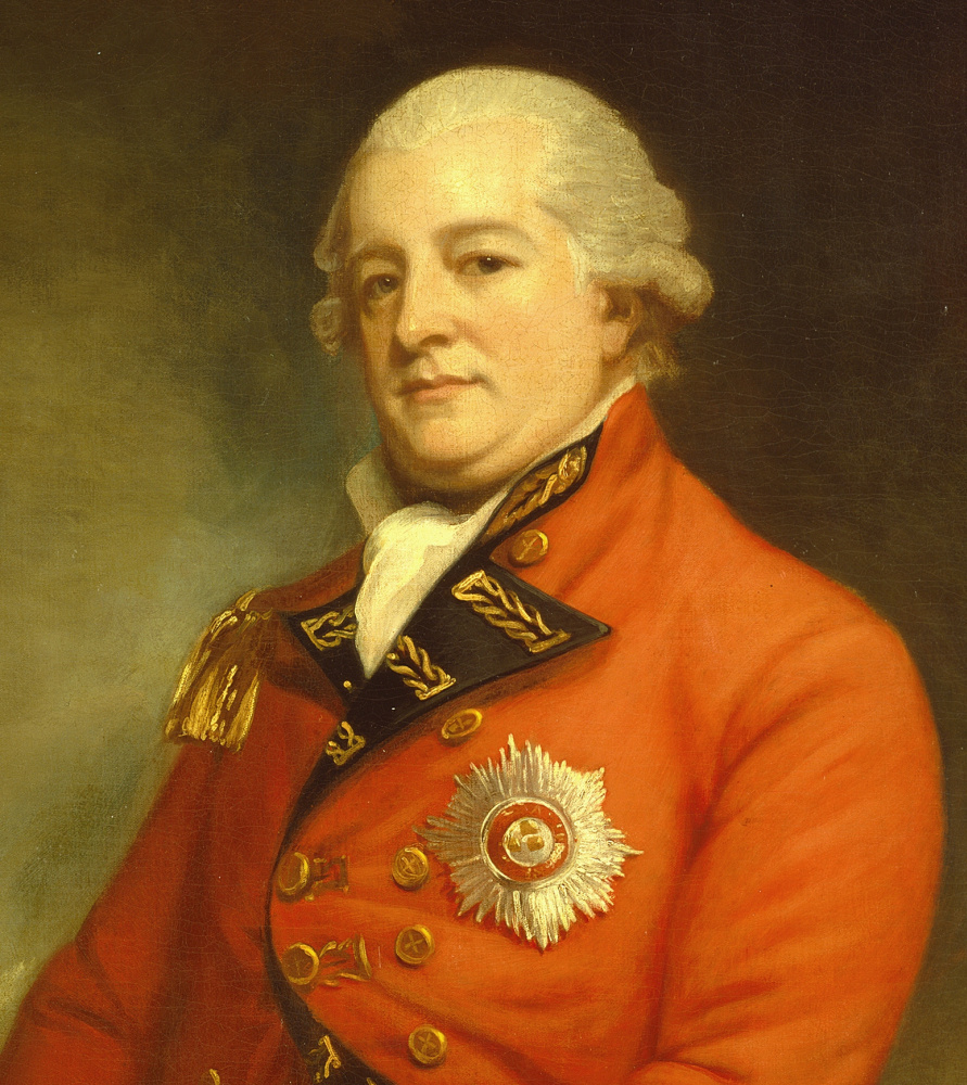 George Romney. Portrait of Major-General Sir Archibald Campbell. Fragment