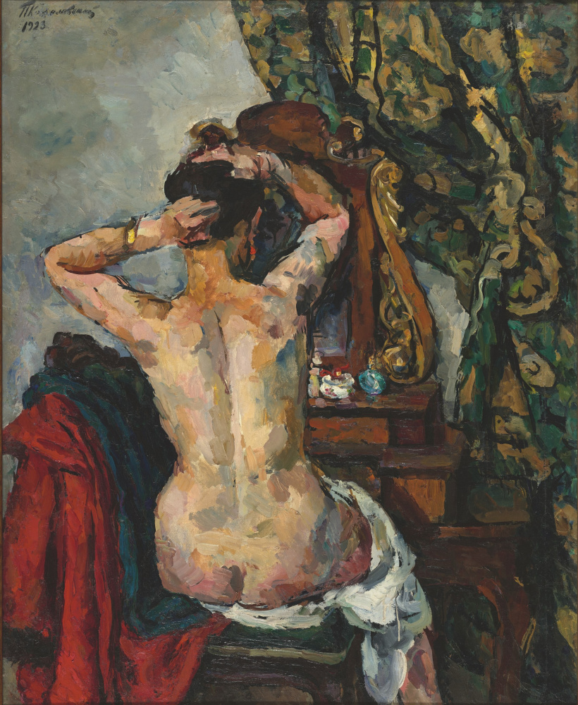 Petr Petrovich Konchalovsky. In front of the mirror