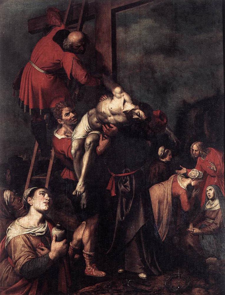 Frans Franken the Younger. The descent from the cross