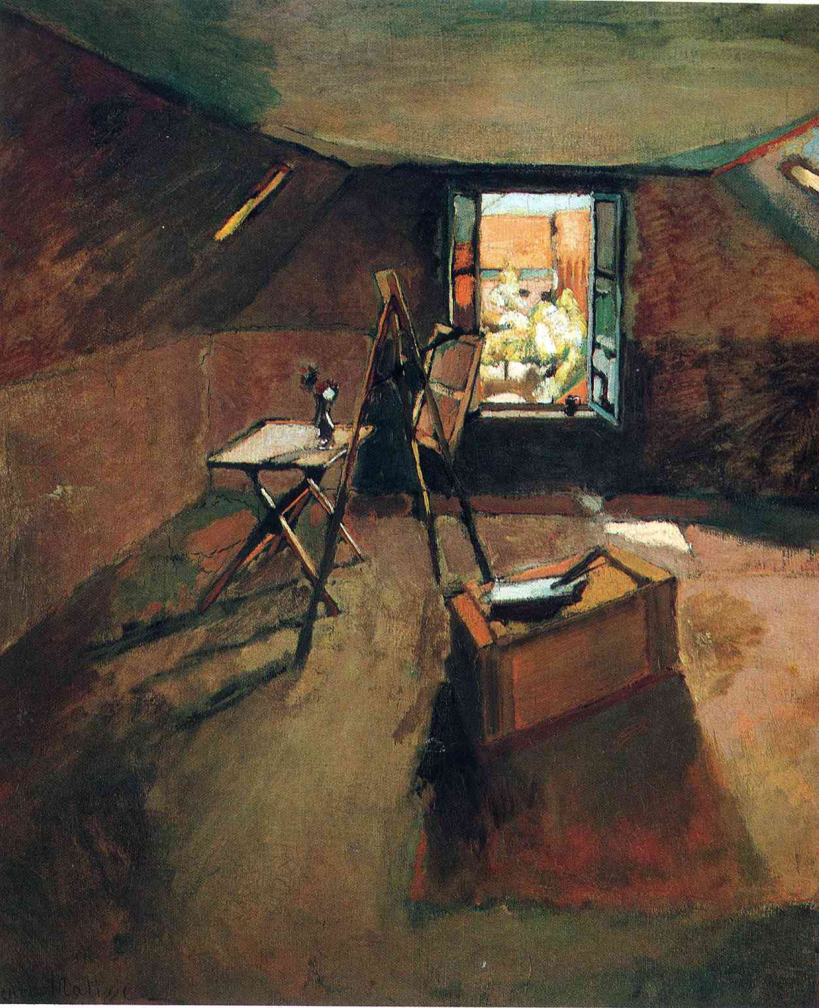 Buy digital version: Studio under the roof by Henri Matisse 