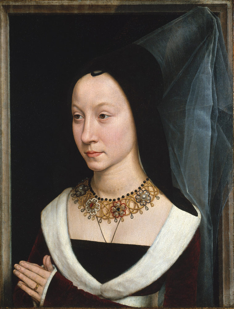 Hans Memling. Portrait Of Maria Portinari (Maria Maddalena Baroncelli)