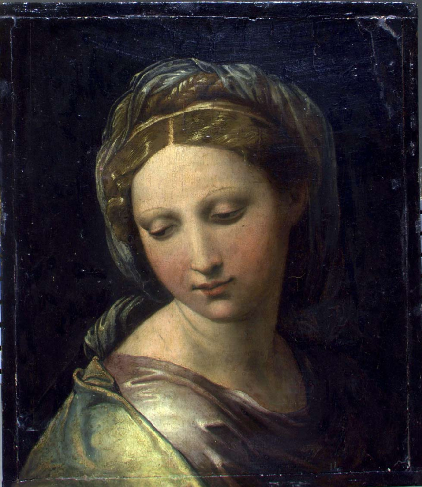 Raphael Santi. 一个女人的肖像（在麦当娜拉佩拉之后）