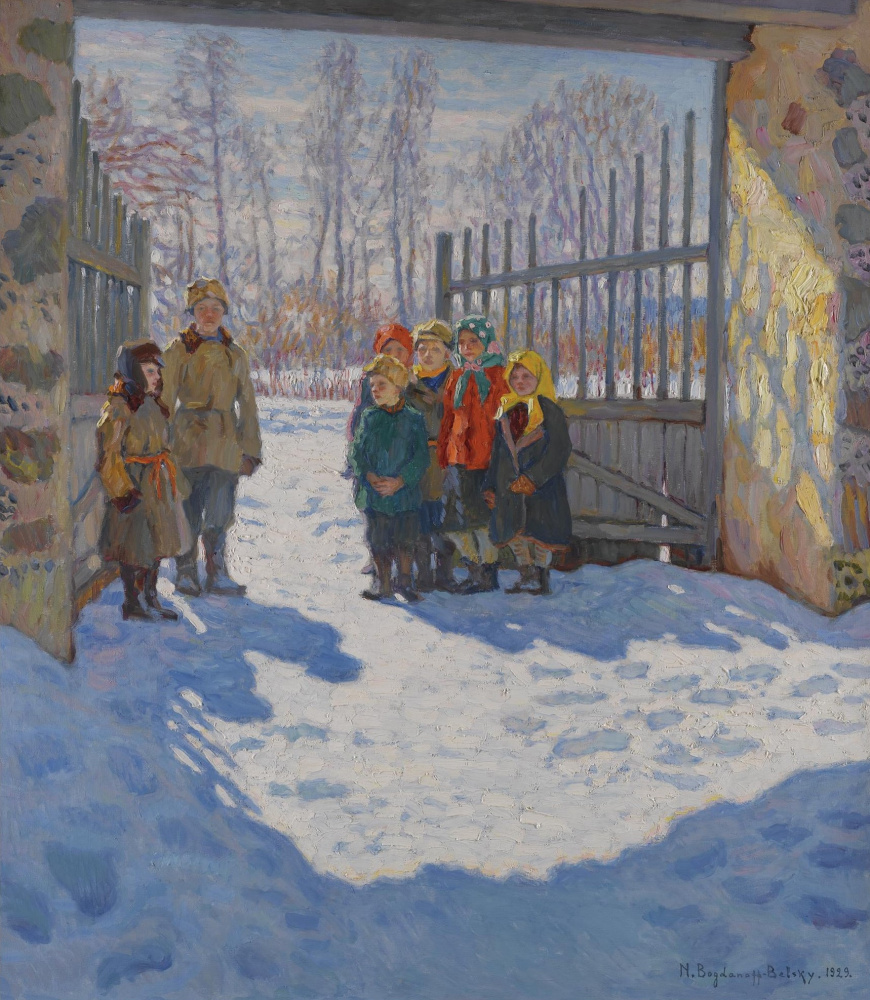 Nikolay Petrovich Bogdanov-Belsky. March sun