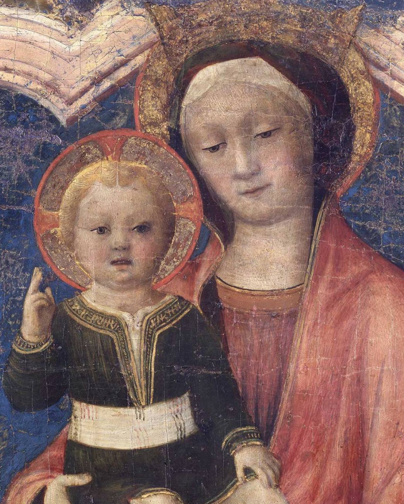 Jacopo Bellini. Madonna and Child. Fragment