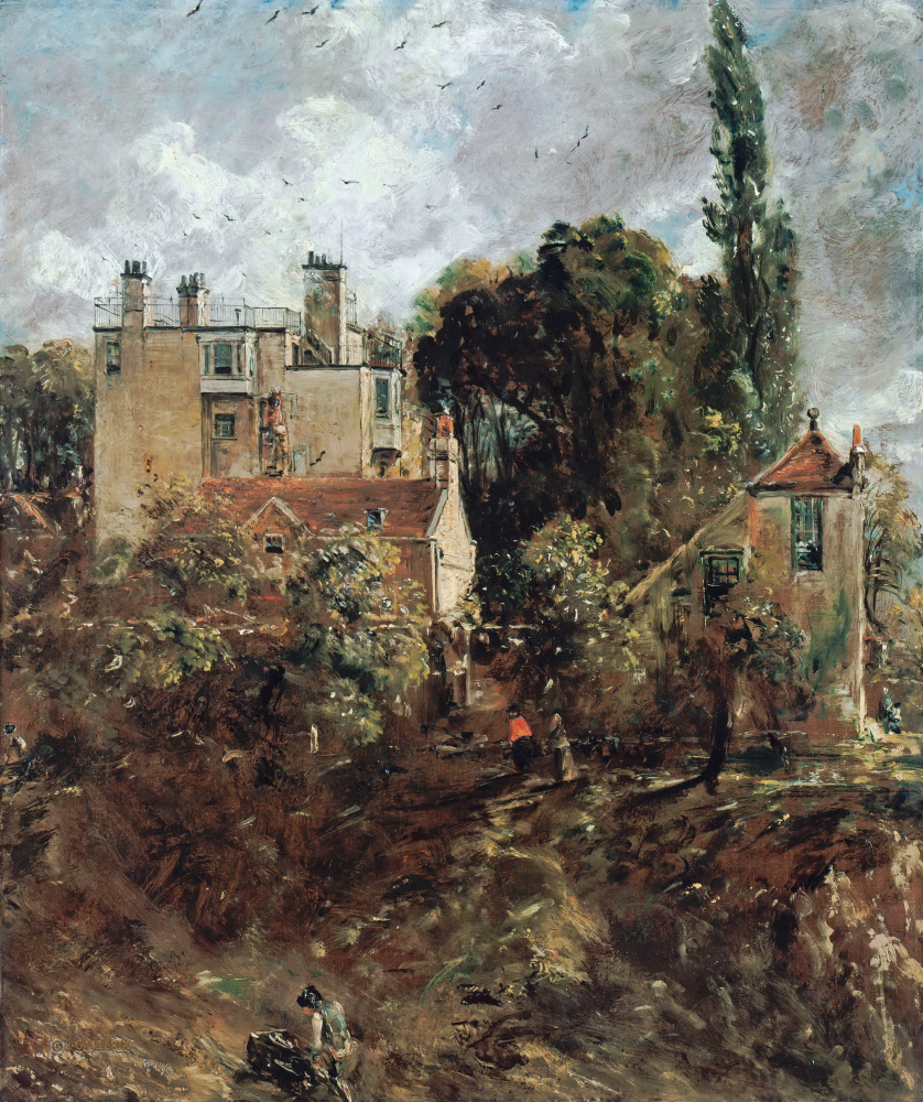 John Constable. Grove house, Hampstead