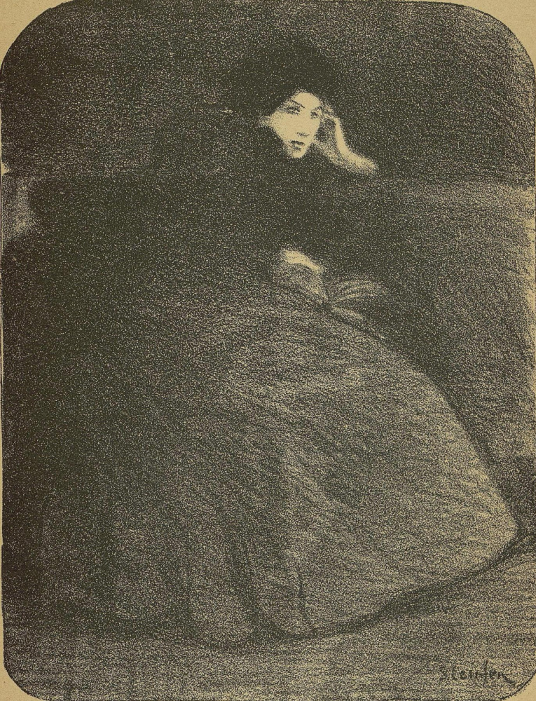 Theophile-Alexander Steinlen. To the song "Always You". Illustration to the book by P. Delmas, "Female songs"