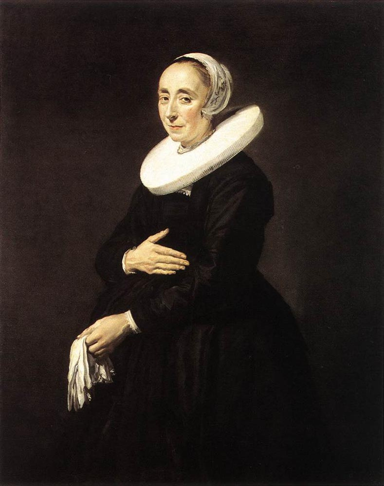 Frans Hals. Portrait of a woman (Cornelia van der Meer)