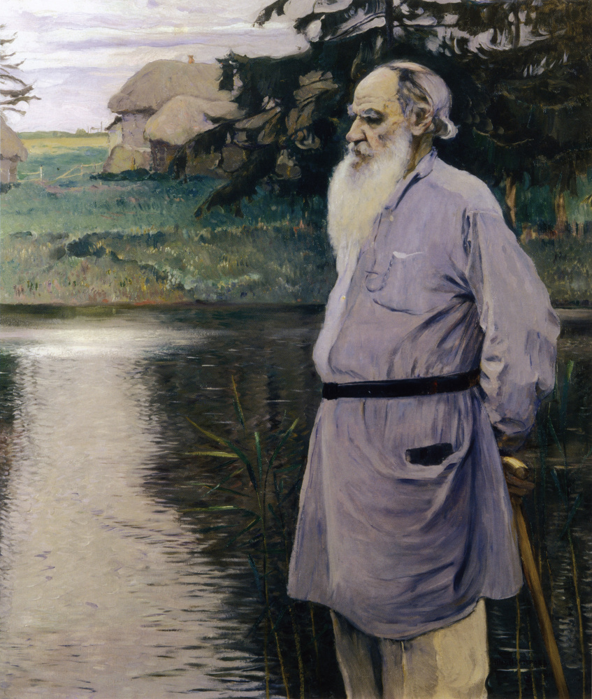 Mikhail Vasilyevich Nesterov. Portrait Of Lev Nikolayevich Tolstoy