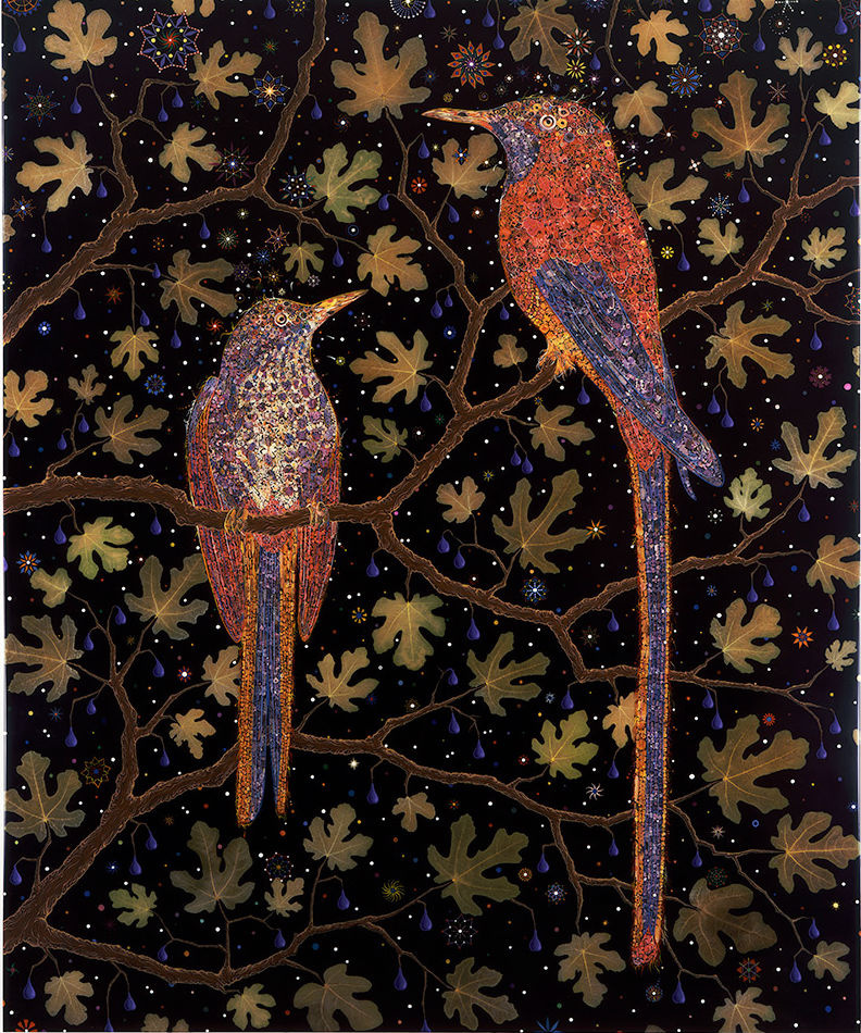Fred Tomaselli. Migrant Fruit Thugs