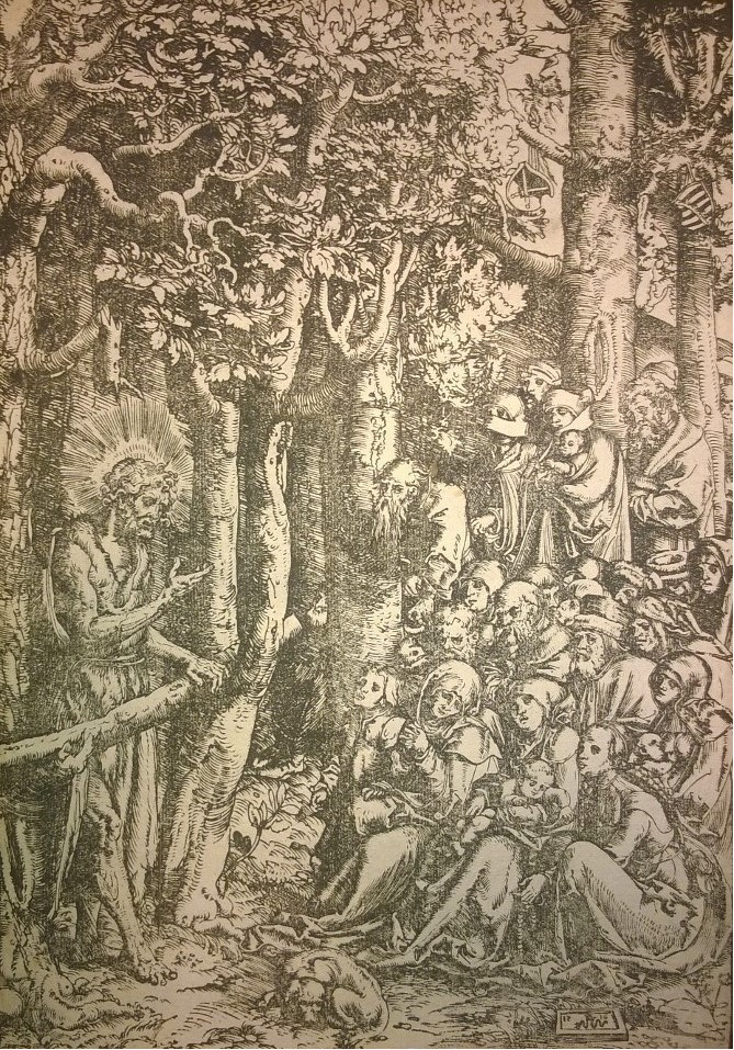 Lucas Cranach the Elder. The Preaching Of John The Baptist