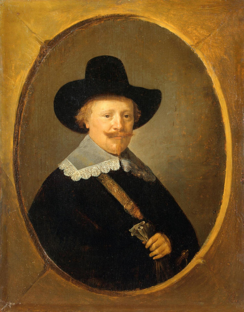 Gerrit (Gerard) Dow. Portrait of a man