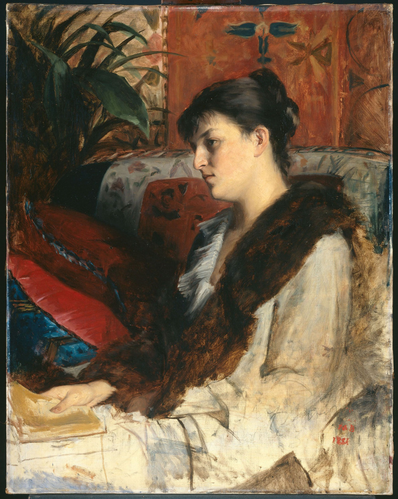 Мария Константиновна Башкирцева. Female portrait