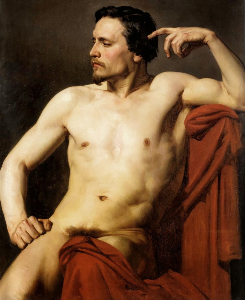 William-Adolphe Bouguereau. Nude figure