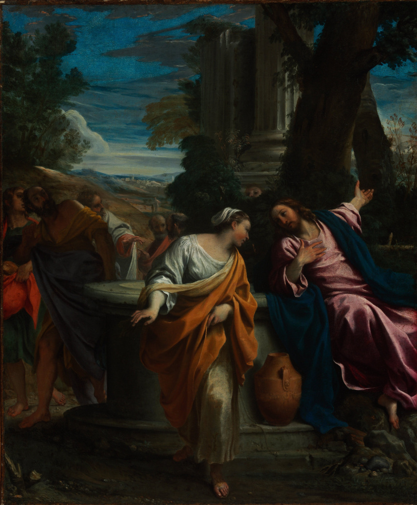 Annibale Carracci. Christ and the Samaritan woman