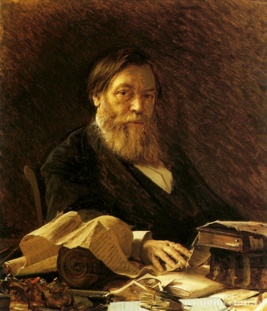 Ivan Nikolayevich Kramskoy. A portrait of the writer of P. I. Melnikov (alias Andrey Pechersky)