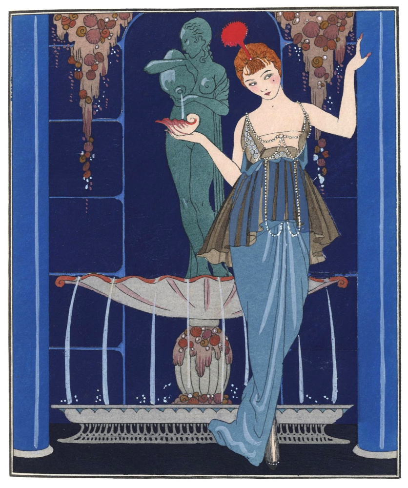 Georges Barbier. Fountain and sink