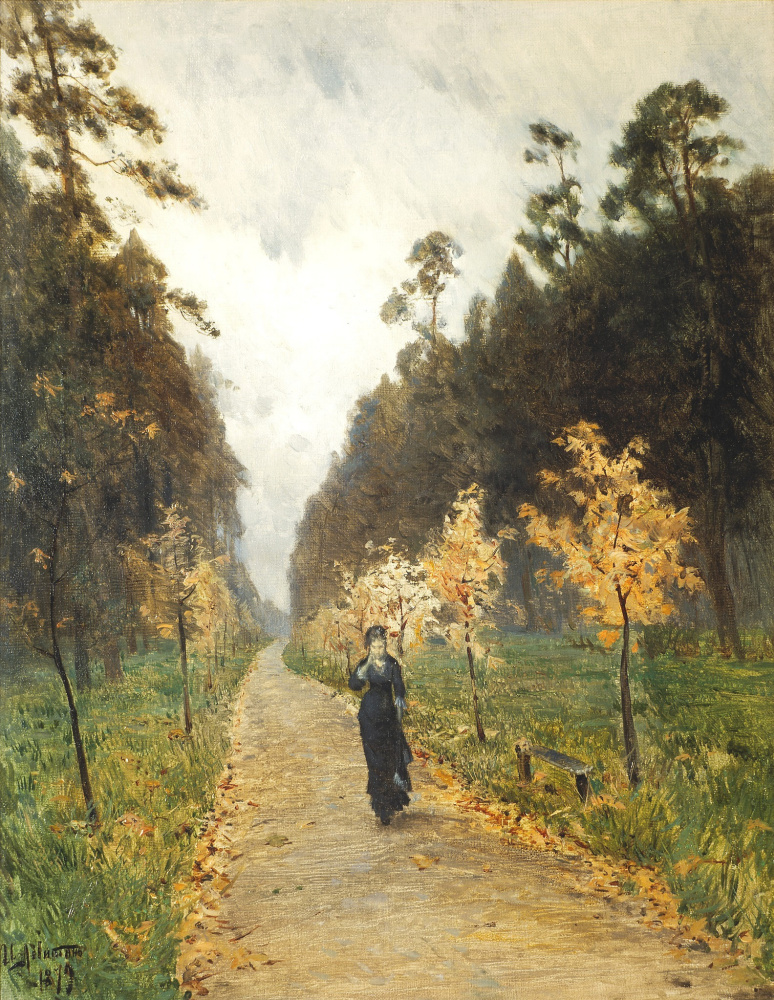 Isaac Levitan. Autumn day. Sokolniki