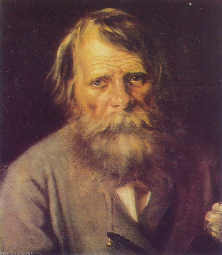 Vasily Grigorievich Perov. Portrait of a peasant (male portrait)
