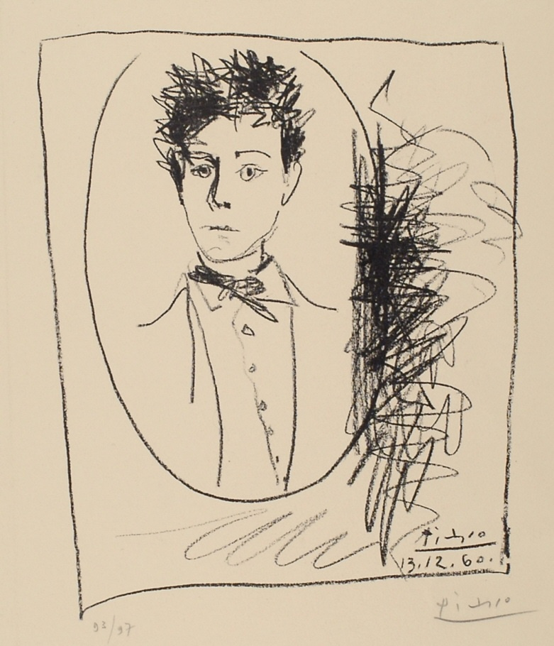 Pablo Picasso. Portrait of Arthur Rimbaud
