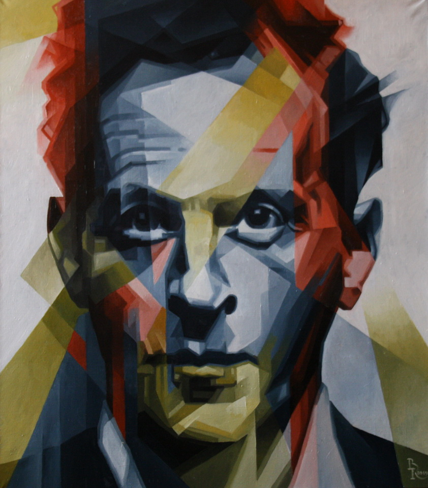 Vasily Krotkov. Ludwig Wittgenstein. Post-cubofuturism