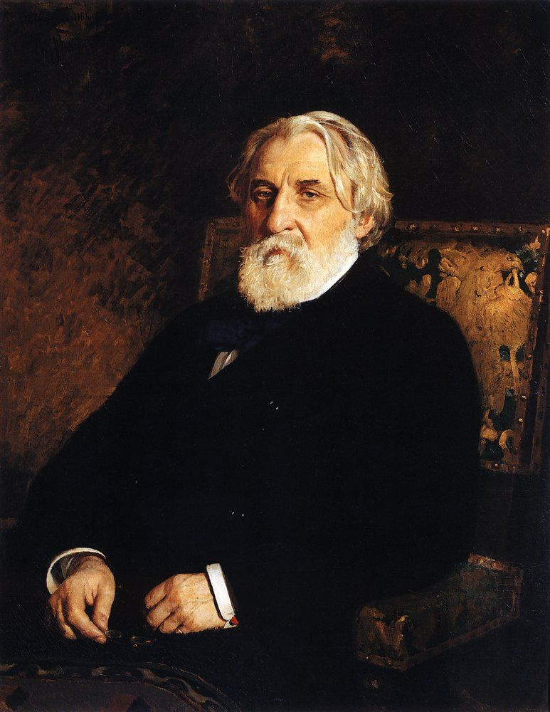 Ilya Efimovich Repin. Portrait of writer I. S. Turgenev