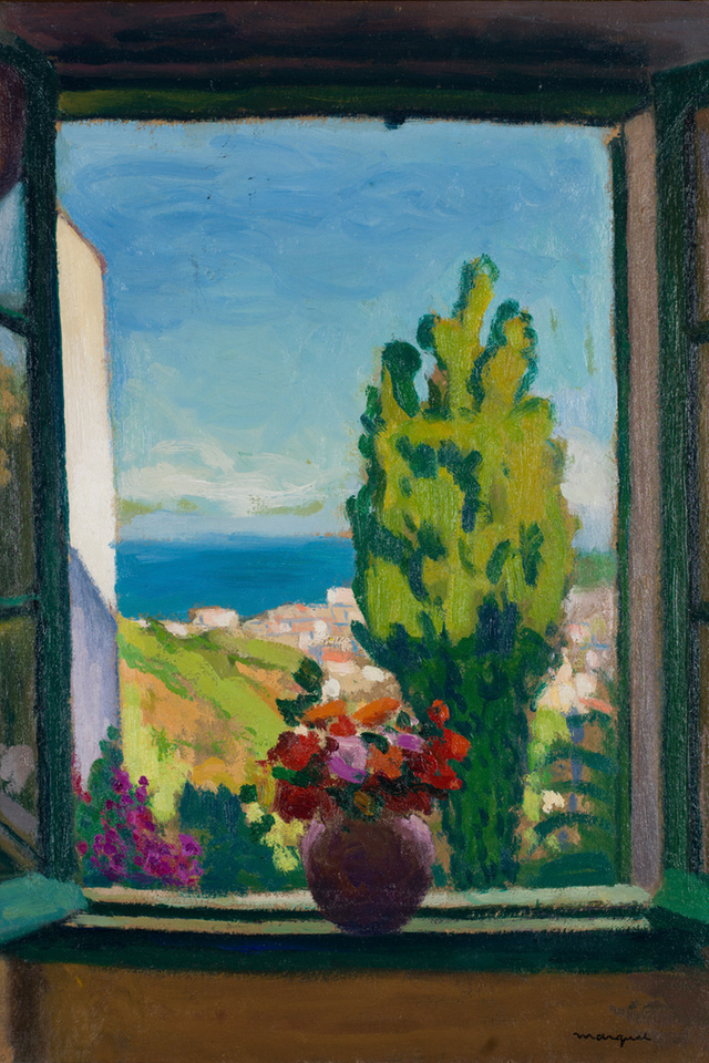 Albert Marquet. The window in Algeria
