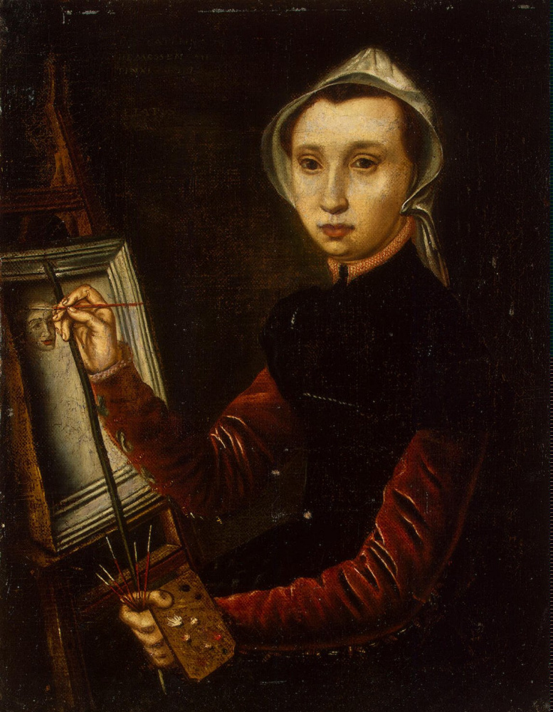 Katarina van Hemessen. Self-portrait