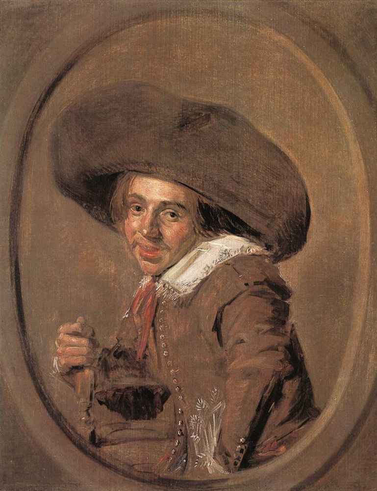 Франс Хальс. Портрет молодого человека в широкополой шляпе