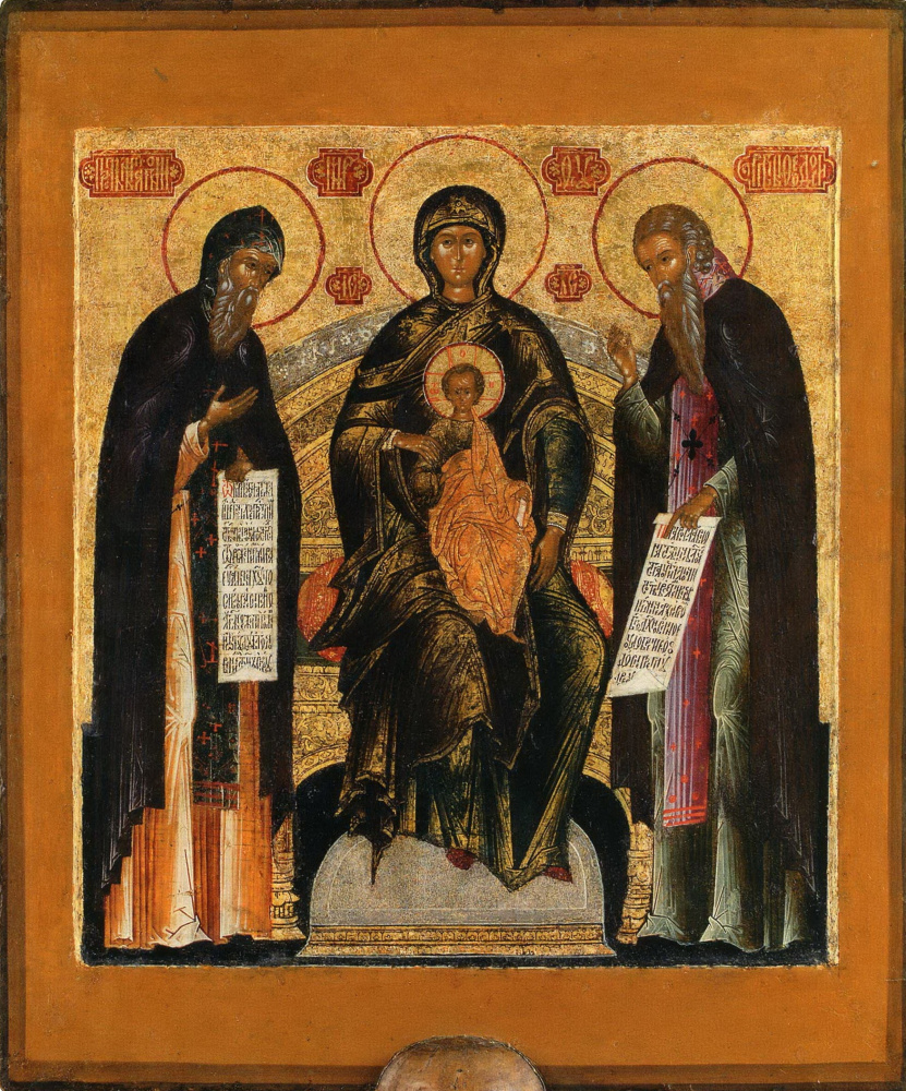 XVII Russian icon painter of the century. Pecherskaya Mother Of God