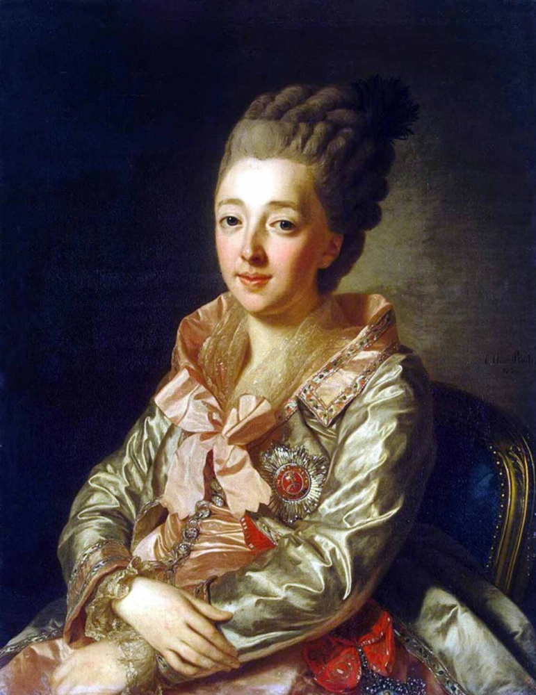 Alexander Roslin. Portrait of Grand Duchess Natalya Alexeyevna