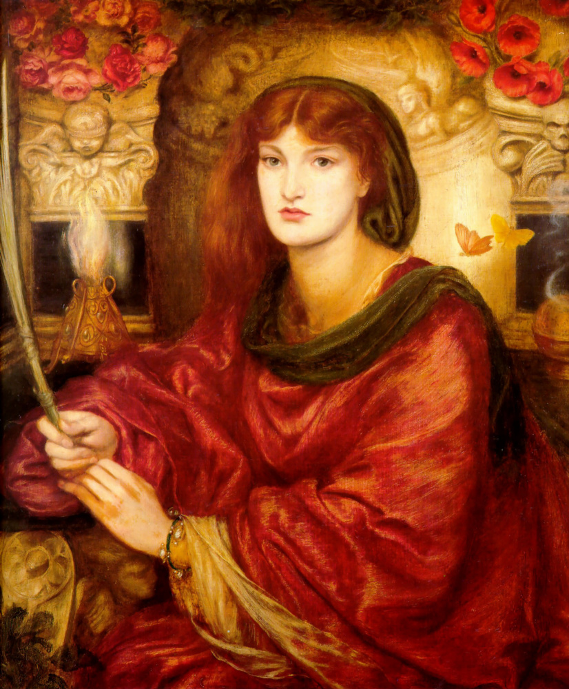 Dante Gabriel Rossetti. Sibyl of Palmavera (Venus of Palmavera or the beauty of the soul)