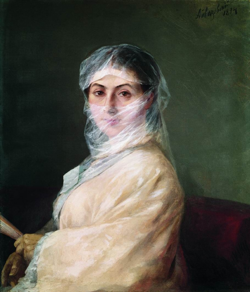 Ivan Aivazovsky. Anna Burnazyan-Sarkizova, the second wife of Ivan Aivazovsky