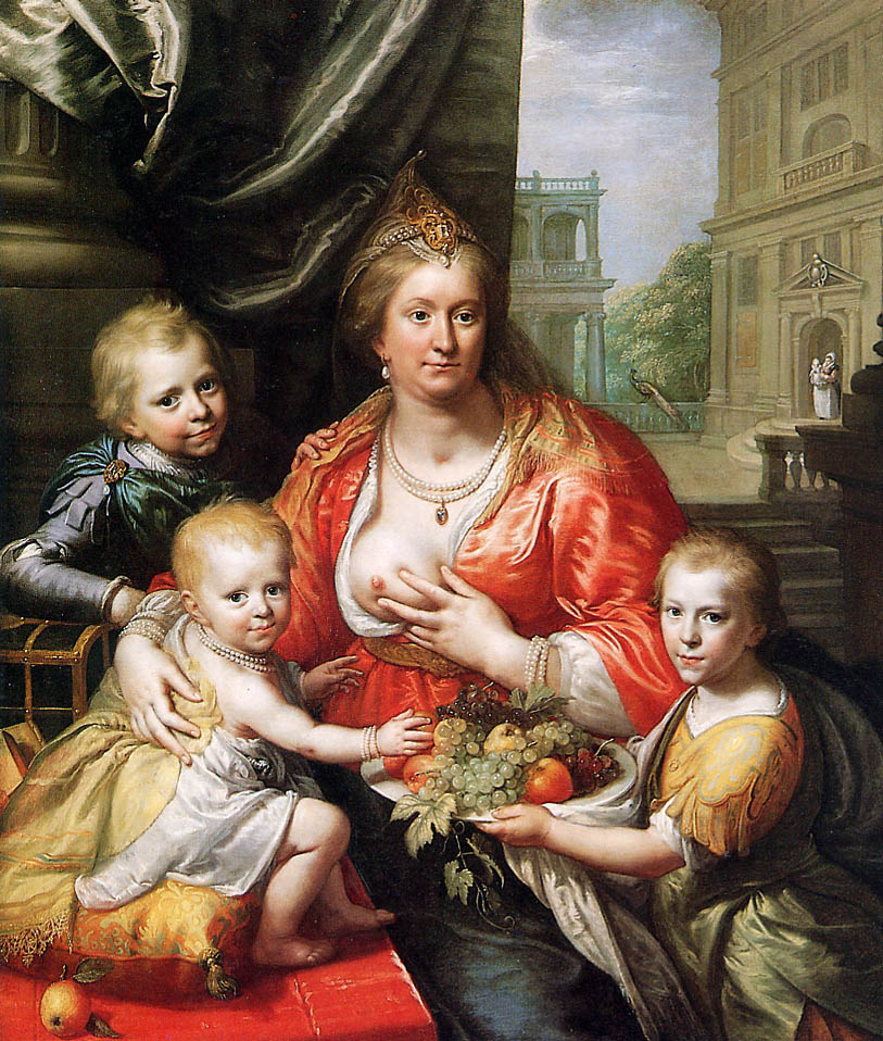 Paulus Morales. Sophia Hedwig and children