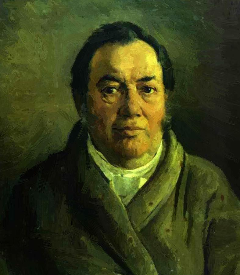 Nikolai Nikolaevich Ge. Portrait of the artist's father Nikolai Osipovich