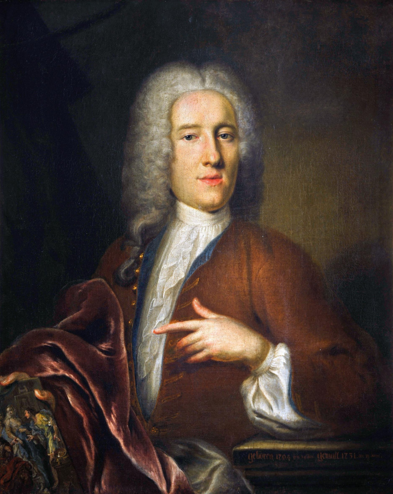 Johann Georg Platzer. 一个男人的肖像