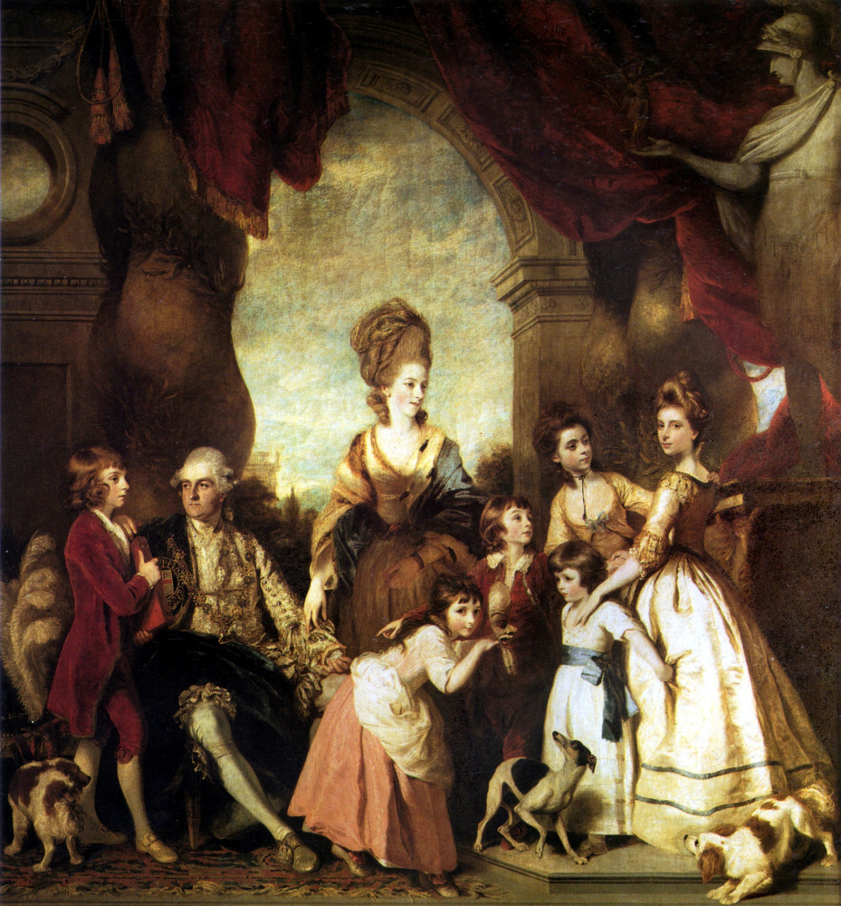 Joshua Reynolds. The Fourth Duke of Marlborough with the family