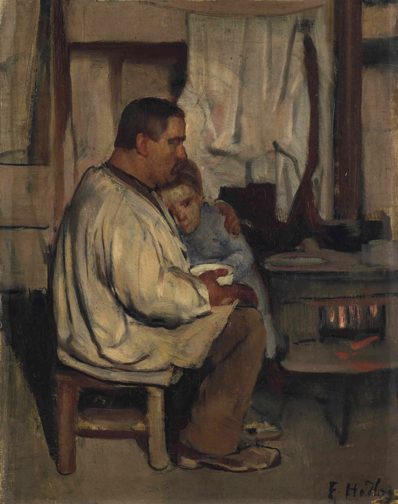 Ferdinand Hodler. Father and son